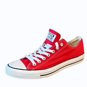 Converse Chuck Taylor All Star Red Low Top Sneakers Size 9 Mens - 11 Womens‎
